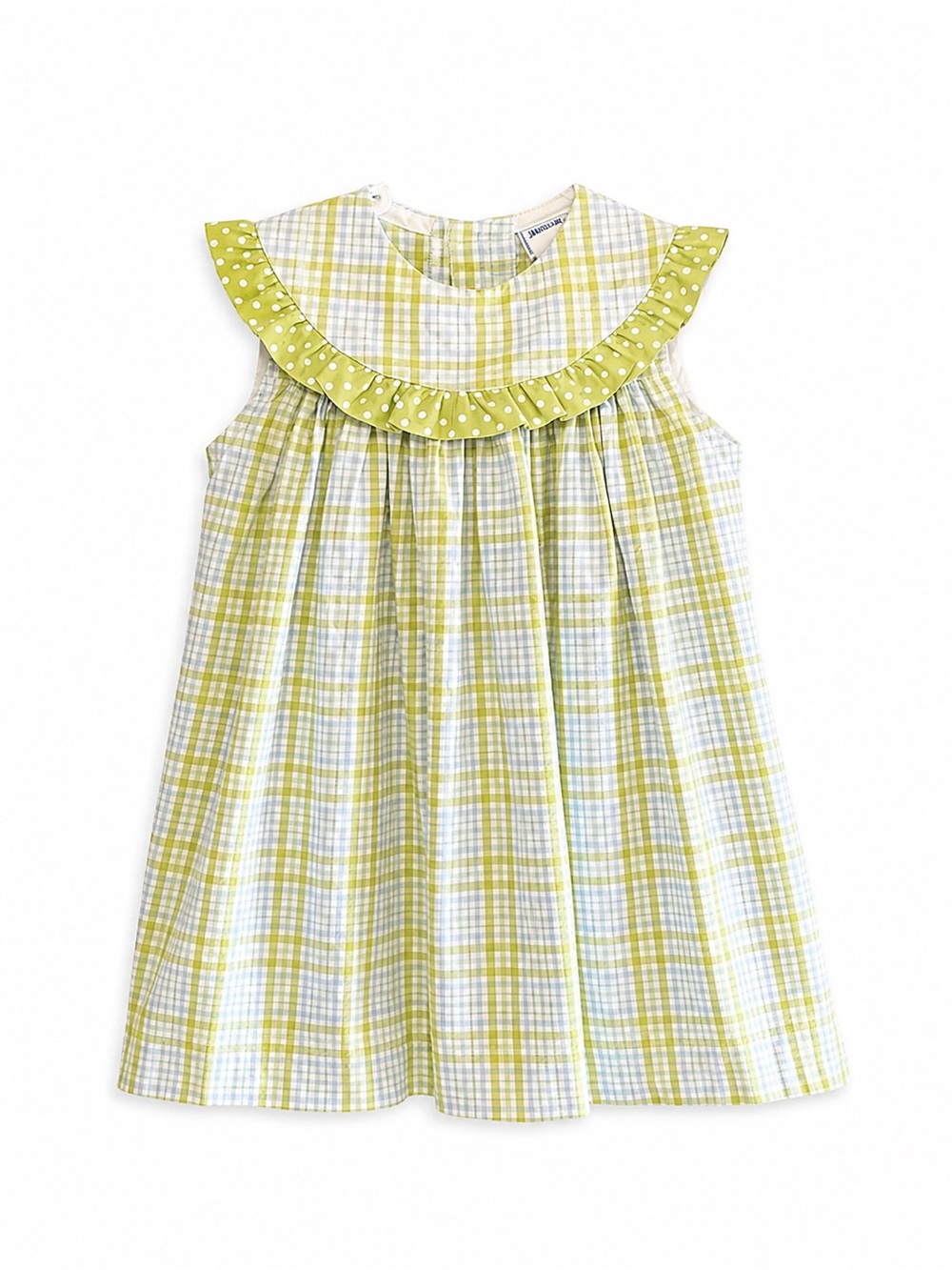 Bailey Boys Classics Girls Plaid Ruffle Collar Dress Size 3T
